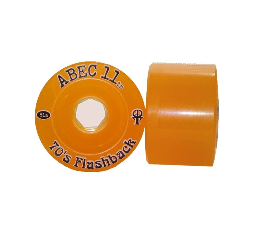 ABEC 11 Flasback wheels 70mm orange