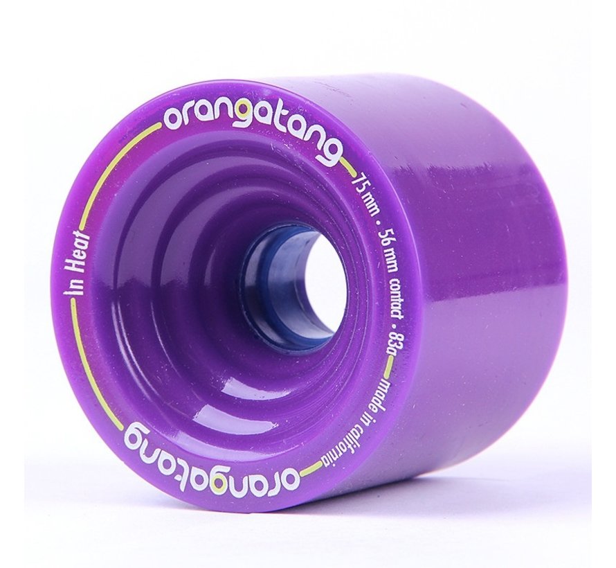 Orangatang en Heat wheels 75mm Violet