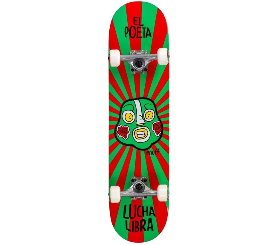 Enuff Lucha Libre Red/Green 7.75"