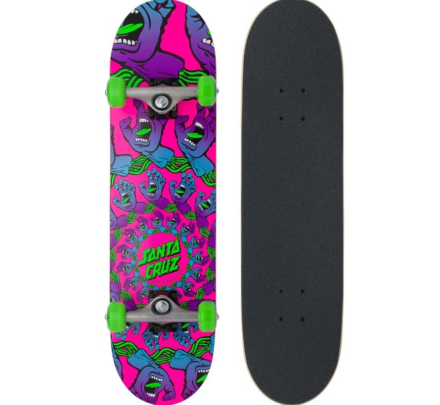 Santa Cruz Mandala Hand Skateboard 7.75 Rose