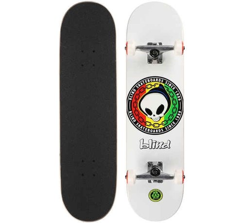 Blind Blind Rasta Reaper - Komplettboard weiß 8.125"