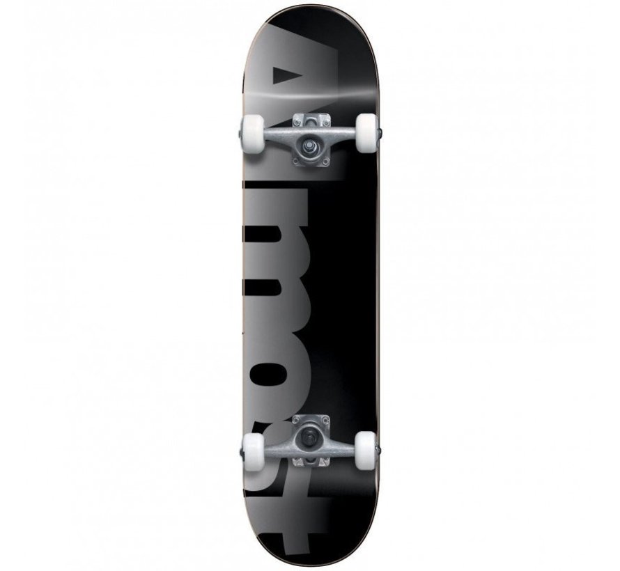 Almost Blend First Push Komplett-Skateboard Schwarz 8.0"