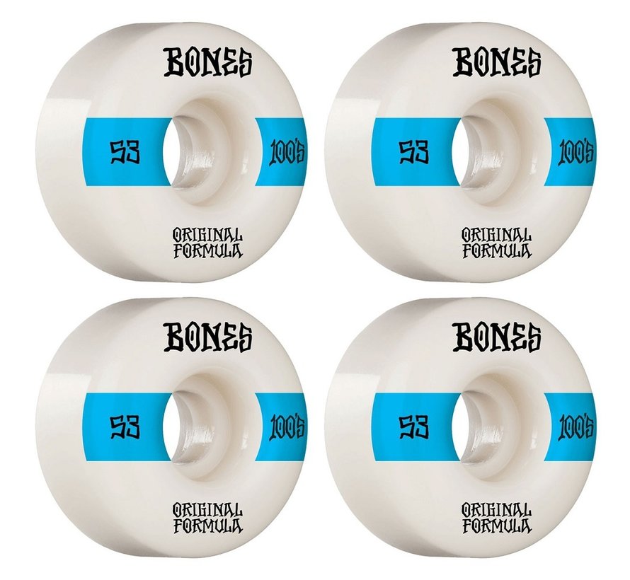 Ruote da skateboard Bones 100's V4 53mm