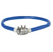 Streetsurfshop Lucchetto a combinazione per monopattino acrobatico 50 cm - Blu