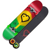 Blue Print Blueprint Spray Coeur Skateboard Rasta 8.0