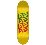 Flip Flip Quatro faded yellow-  Skateboard Deck 8.0