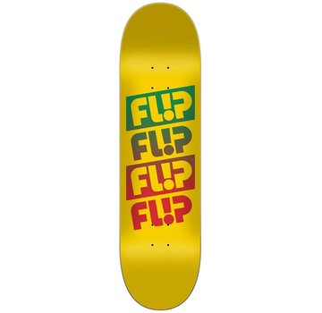 Flip Flip Quatro faded yellow-  Skateboard Deck 8.0