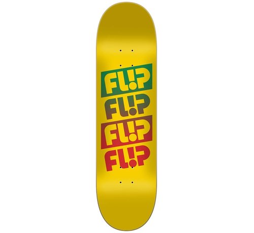 Flip  Flip Quatro amarillo descolorido - Tabla de skate 8.0