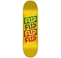 Flip Quatro amarillo descolorido - Tabla de skate 8.0