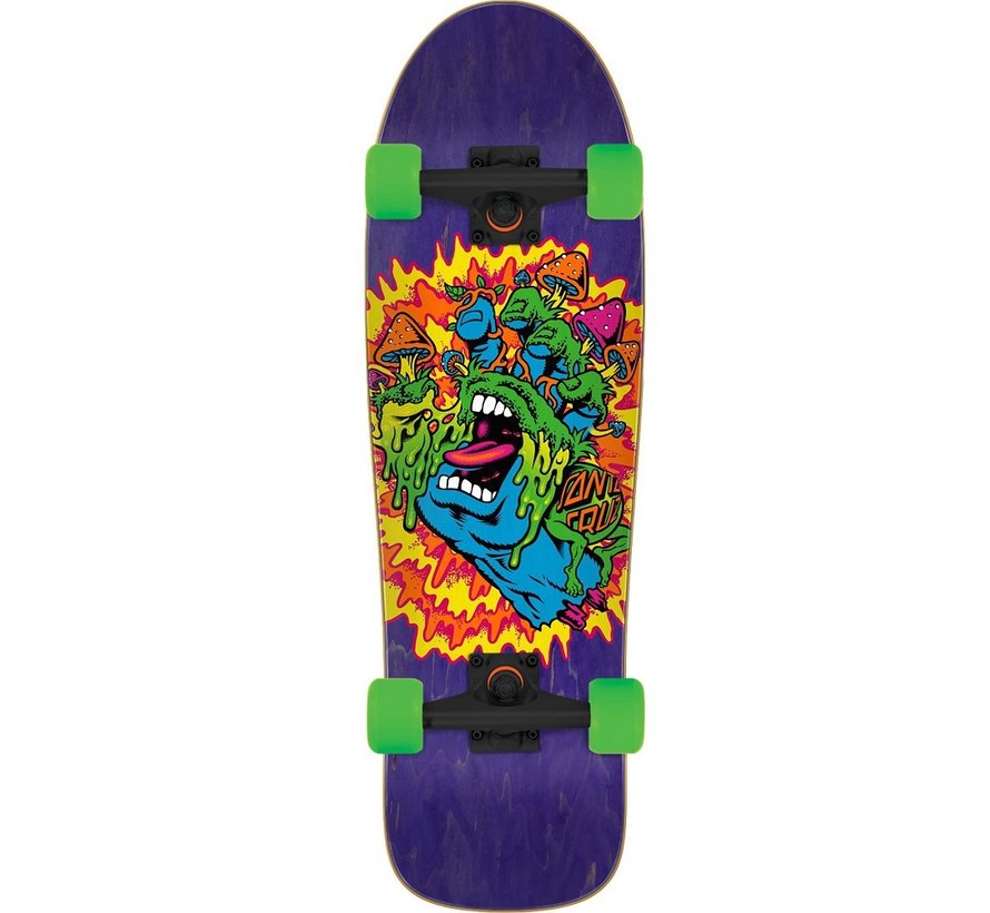 Santa Cruz pool cruiser - toxic hand shaped - 9.7" purple