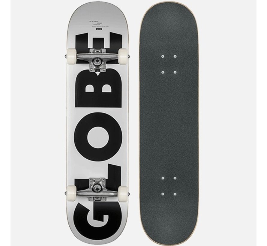 Globe - G0 Fubar Blanc/Noir 8.0"