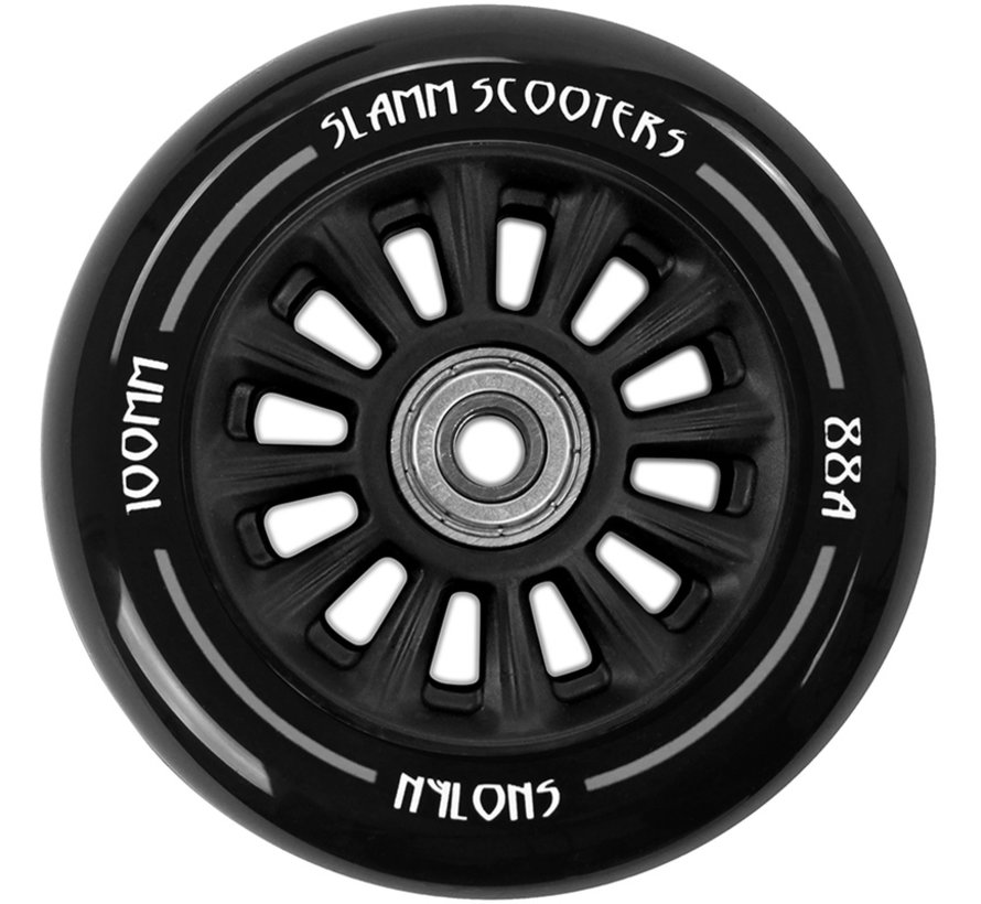 Slamm Nylon core stuntstep wheel Black / Black