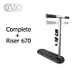 Indo X70 - trampoline step + Riser 670mm combination