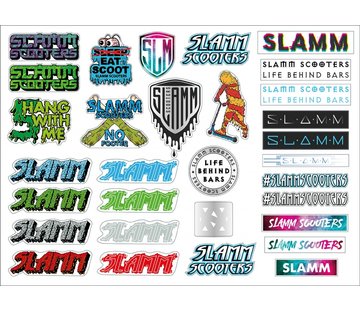 Slamm Scooters Set di adesivi Slam