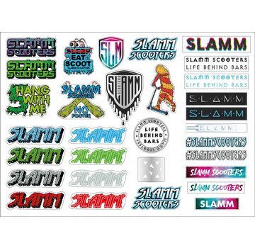 Slamm Scooters Slamm Stickerset