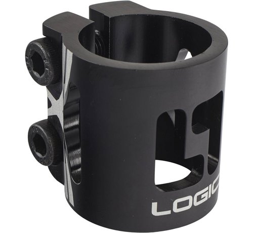 Logic Logic - Oversized double clamp - Black