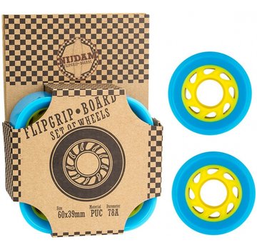 Nijdam Nijdam- Flip grip board wheels. Blue/yellow