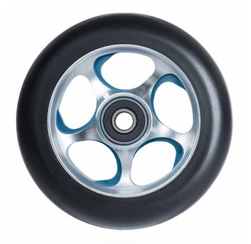 Root Industries Re Entry Wheel 100mm Blue Silver set of 2 pieces