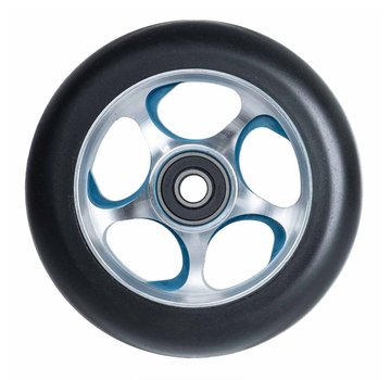 Root Industries Ruota di rientro 100mm Blu Argento set da 2 pezzi
