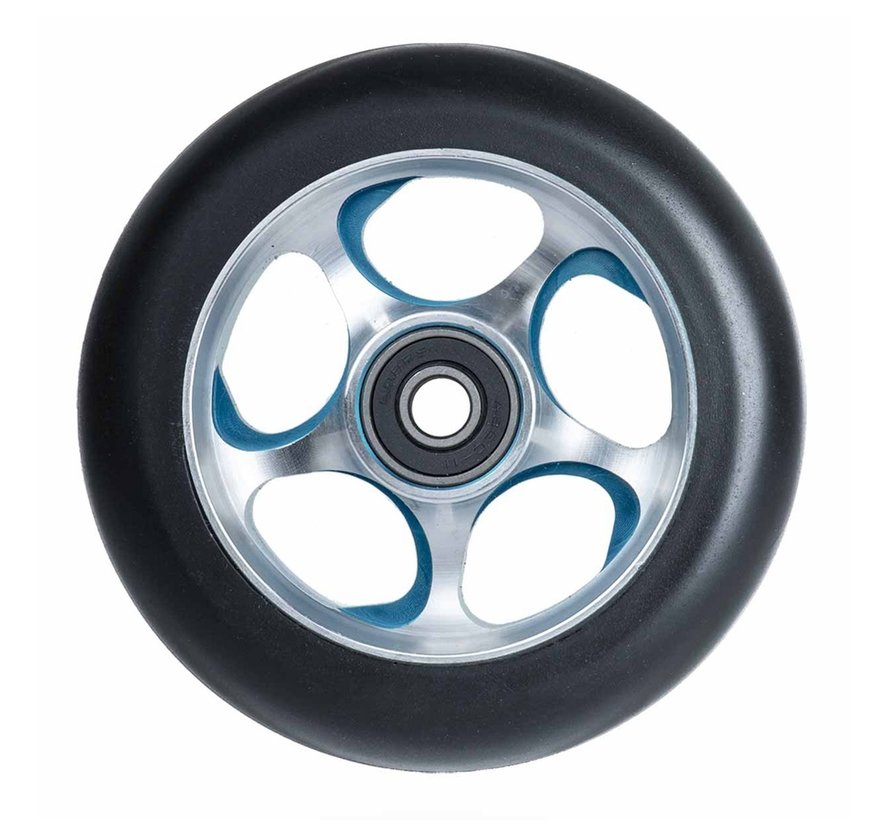 Re Entry Wheel 100mm Blue Silver set van 2 stuks