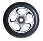 Re Entry Wheel 100mm black Silver set van 2 stuks