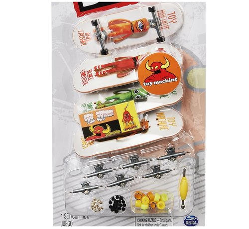 Tech Deck  Tech Deck pack 4 fingerboards Toy machine