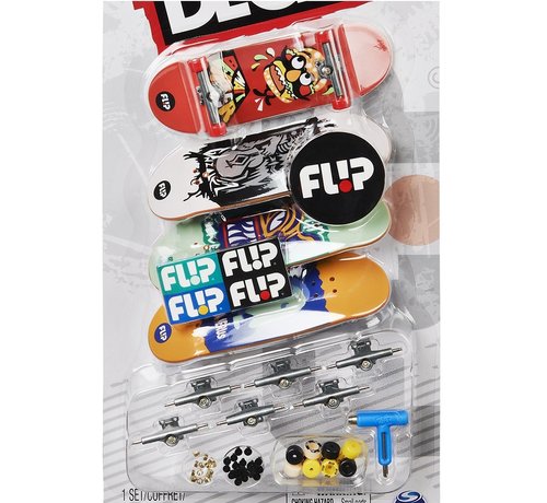 Tech Deck  Tech Deck pack 4 diapasones Flip