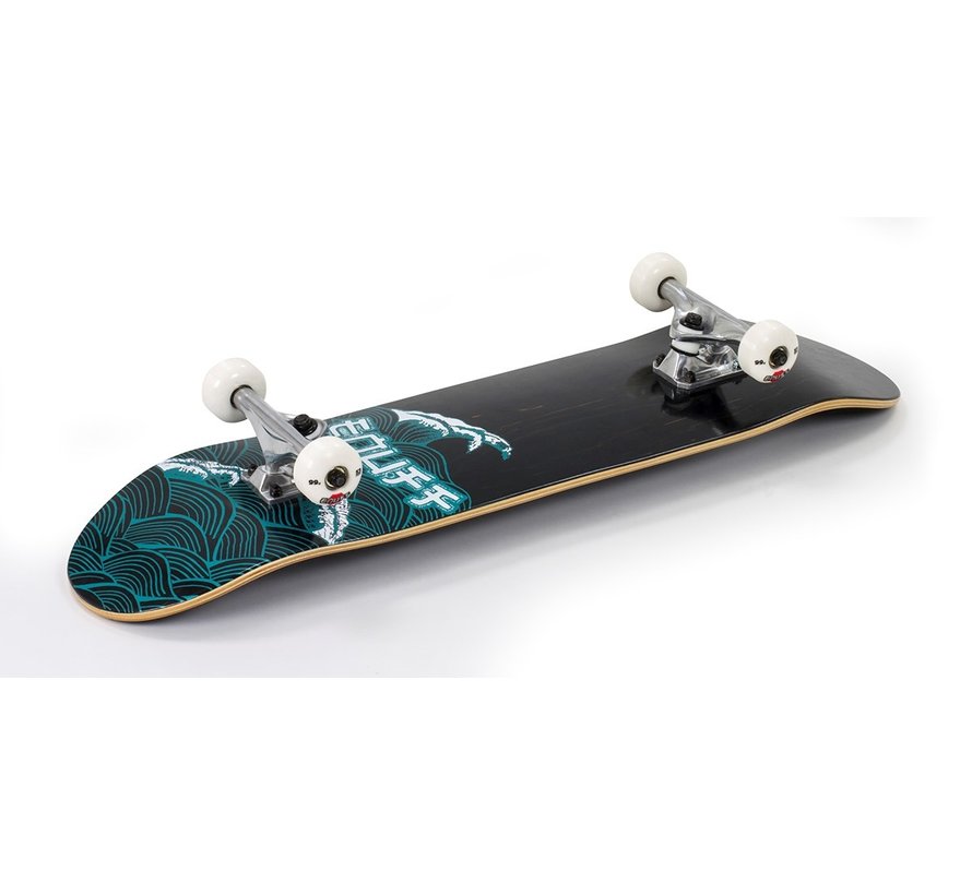 Enuff Skateboard 8.0 Big Wave Blau