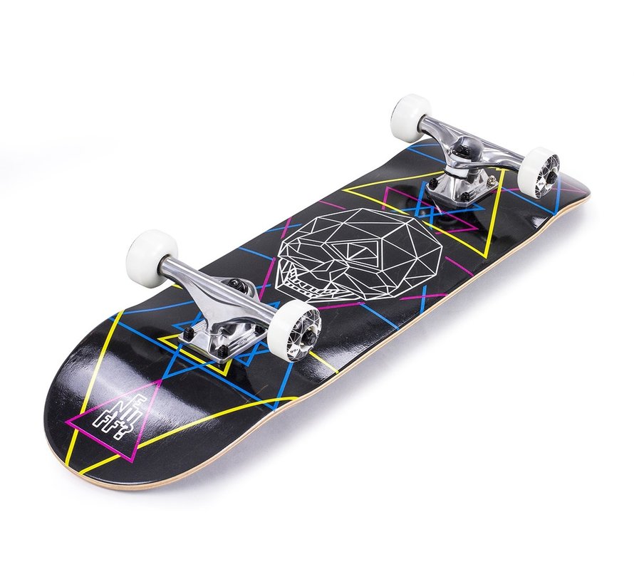 Enuff Geo-Schädel-Skateboard 8,0 CMYK