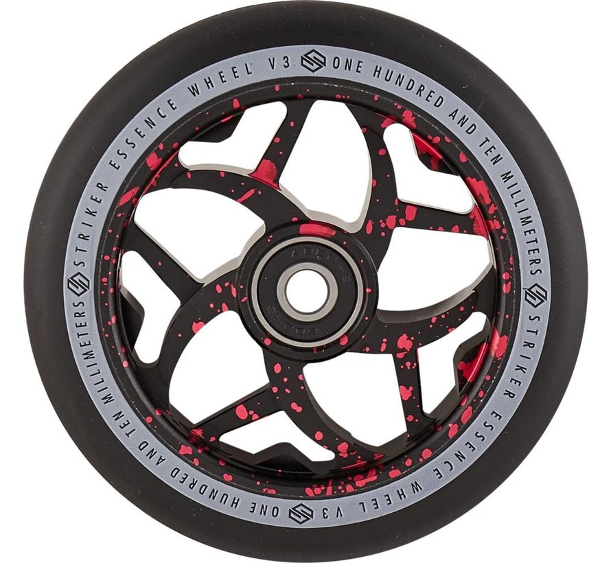 Striker Essence V3 Wheels Red Splash