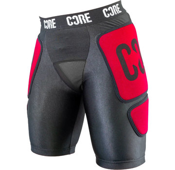 Core Pantaloncini Core Impact Stealth neri rossi