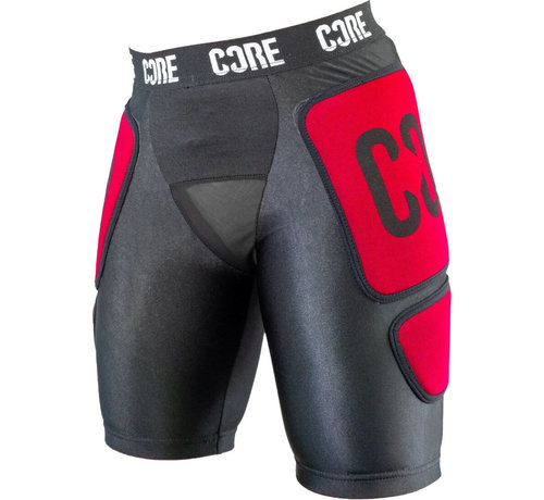 Core  Pantalón corto Core Impact Stealth negro rojo