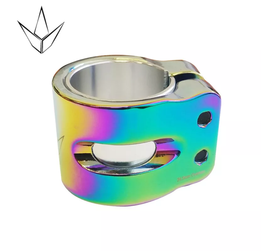 Blunt clamp 2 bolt twin slit oil slick