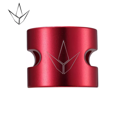 Blunt Envy Zacisk tępy 2-śrubowy z podwójną szczeliną, czerwony