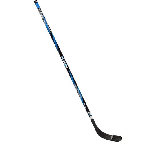 Nijdam Eishockeyschläger Holz/Fiberglas 137cm blauw