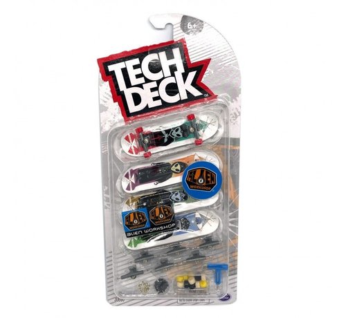 Tech Deck  Tech Deck pack 4 fingerboards Alien Workshop