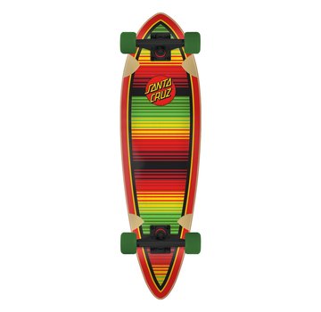 Santa Cruz Serape Dot Pintail 33 Longboard Multicolored