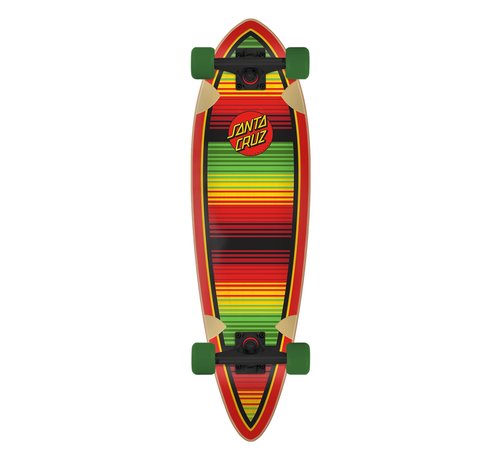 Santa Cruz Serape Dot Pintail 33 Longboard Mehrfarbig