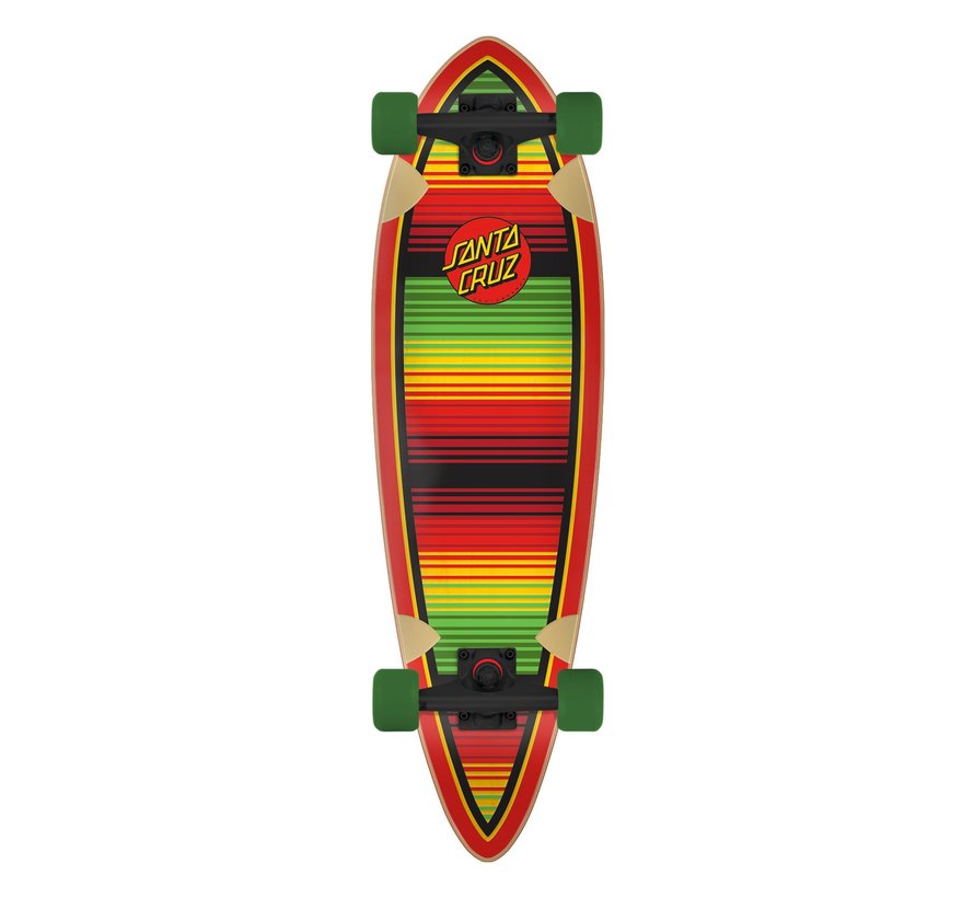 Serape Dot Pintail 33 Longboard Mehrfarbig