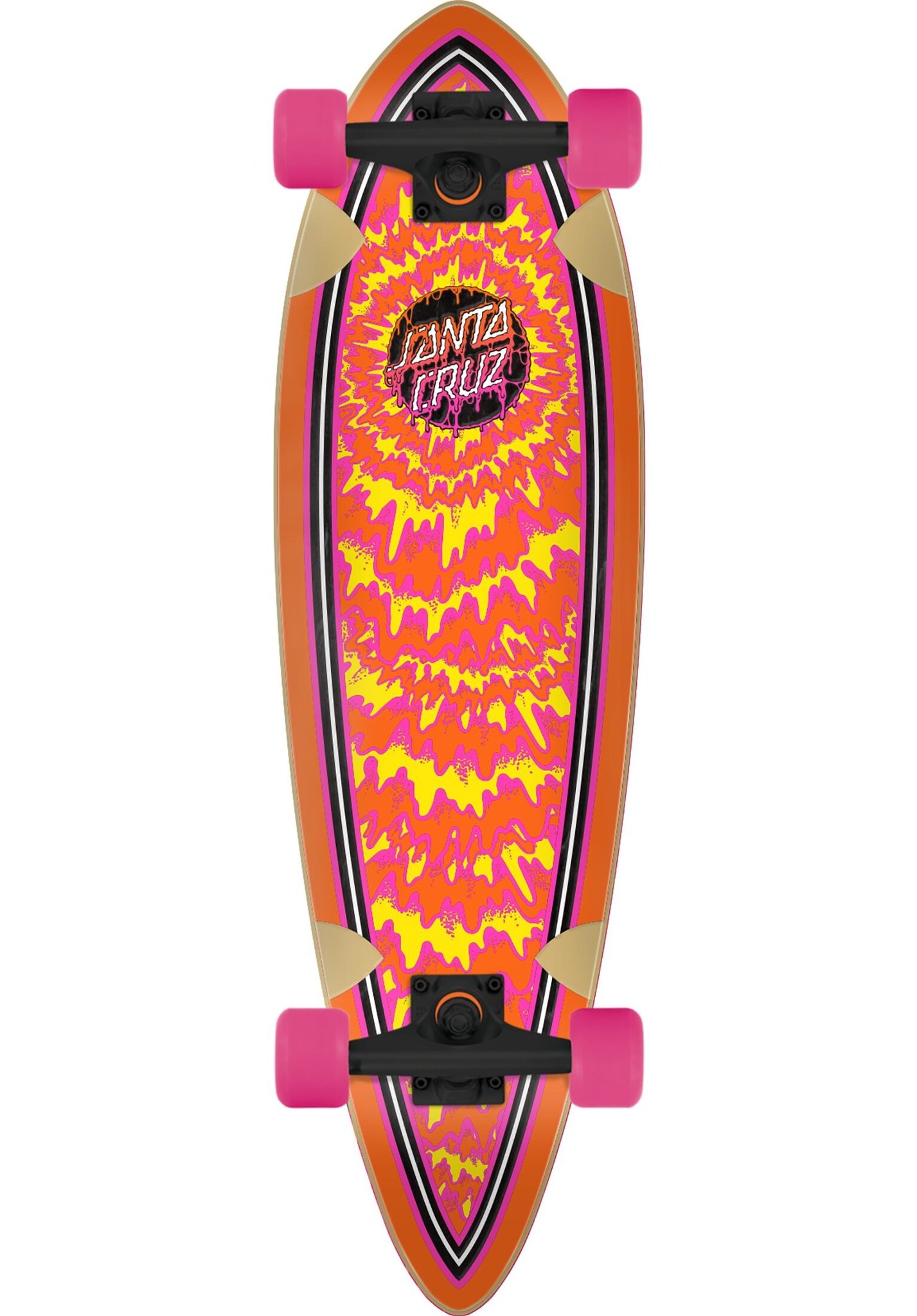 Santa Cruz Cruiser - Canard pilet toxique multicolore - Streetsurfshop