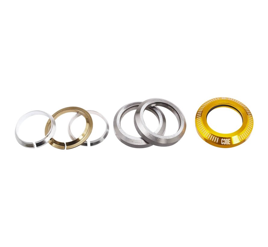 Core Dash - Auriculares integrados para patinete acrobático, color dorado
