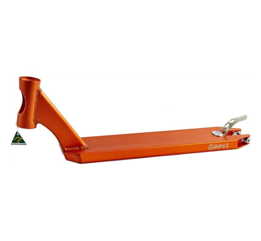 Apex Stunt Scooter Deck 60 cm Peg Cut Arancione