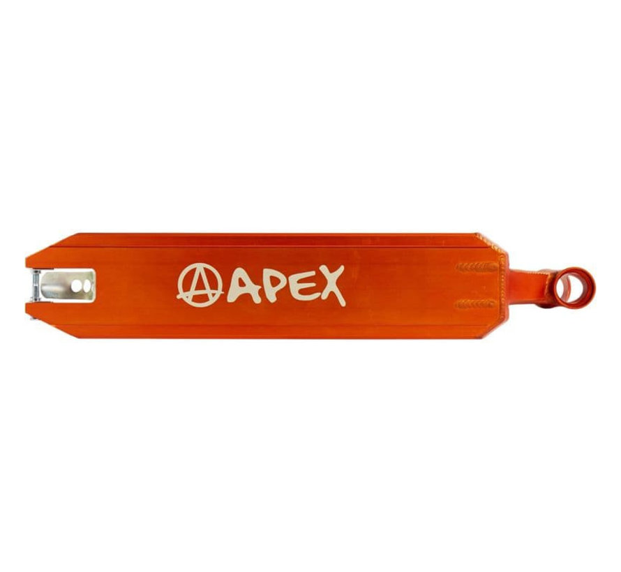 Apex Stunt Scooter Deck 60 cm Peg Cut Arancione