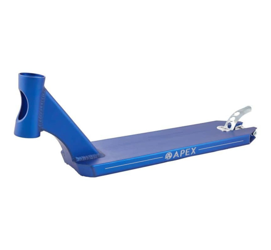 Apex Stunt Scooter Deck 58cm Peg Cut Blue