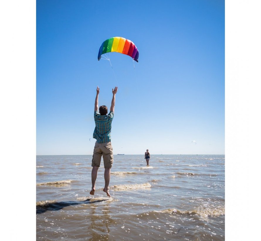 Cerf-volant à  matelas arc-en-ciel Symphony beach III 1,8 m