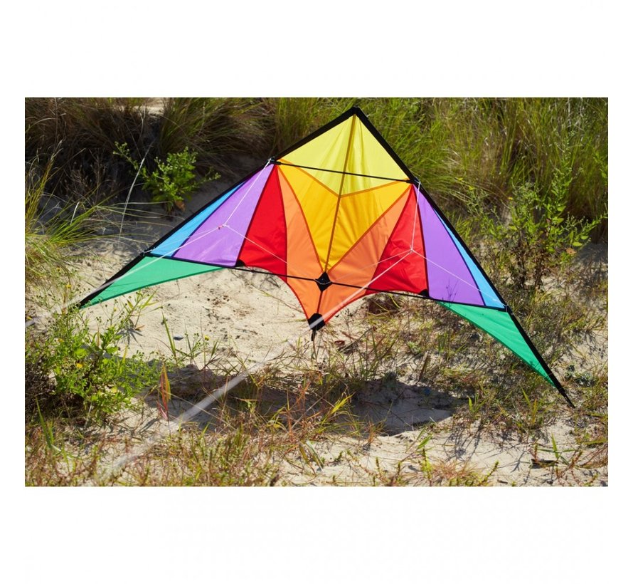 HQ Ecoline Trigger Rainbow Delta Kite