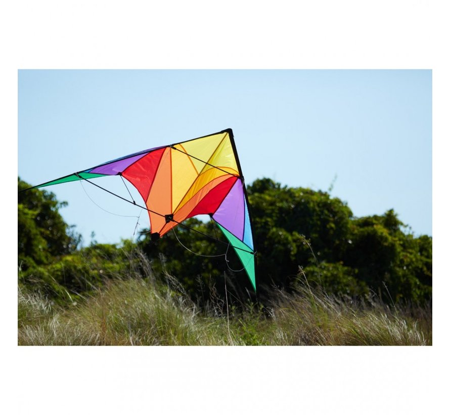 HQ Ecoline Trigger Rainbow Delta Kite