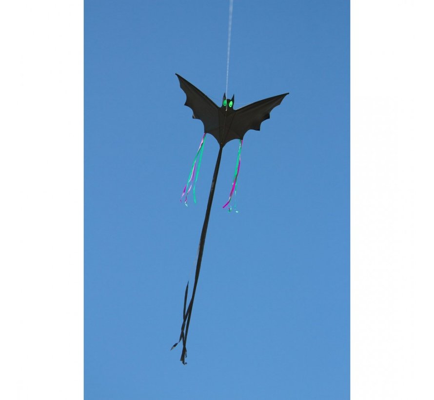 Cerf-volant noir HQ Bat Small