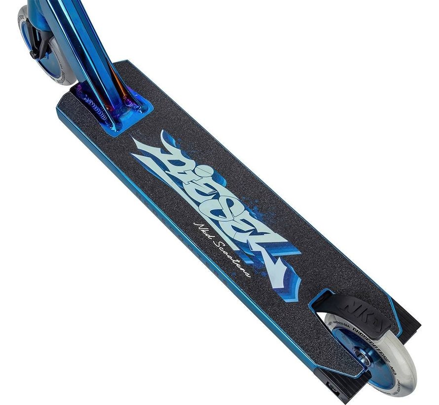 NKD Diesel Stunt Scooter Elektro-Blau-Schwarz