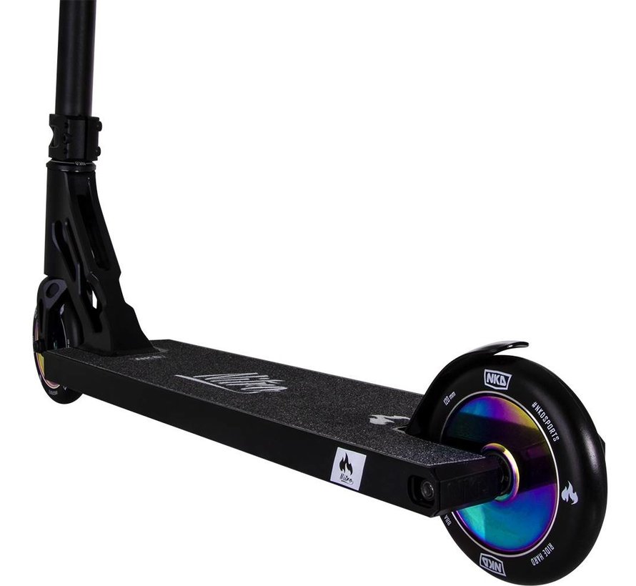 NKD Nitro Stunt Scooter Schwarz Regenbogen
